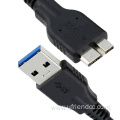 Dual USB3.0 male Cable for External Hard Drives